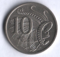 Монета 10 центов. 1983 год, Австралия.