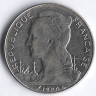 Монета 100 франков. 1964 год, Реюньон.