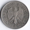 Монета 1 марка. 1992(A) год, ФРГ.