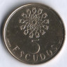 Монета 5 эскудо. 1988 год, Португалия.