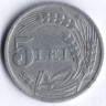 5 лей. 1947 год, Румыния.