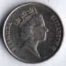 Монета 5 центов. 1994 год, Бермудские острова.