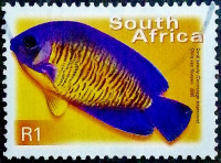 Почтовая марка (1 r.). "Стандарт - Флора и фауна". 2000 год, ЮАР.