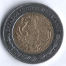Монета 2 песо. 2018 год, Мексика.