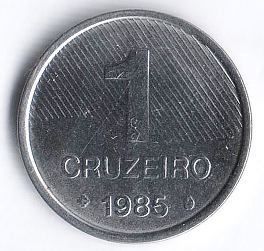 Монета 1 крузейро. 1985 год, Бразилия. FAO.