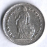 1/2 франка. 1944 год, Швейцария.