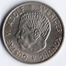 Монета 2 кроны. 1970 год, Швеция.