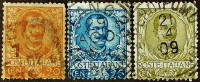 Набор марок (3 шт.). "Витторио Эммануил III". 1901 год, Италия.