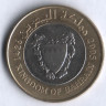 Монета 100 филсов. 2005 год, Бахрейн.