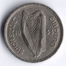 Монета 3 пенса. 1933 год, Ирландия.