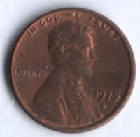 1 цент. 1975(D) год, США.