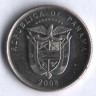Монета 1/10 бальбоа. 2008 год, Панама.