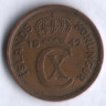 Монета 2 эйре. 1942 год, Исландия.