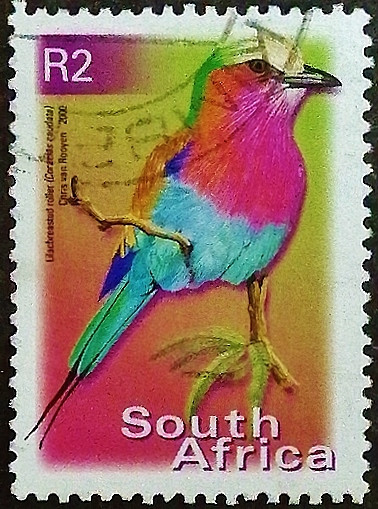 Почтовая марка (2 r.). "Стандарт - Флора и фауна". 2000 год, ЮАР.