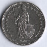 2 франка. 1993 год, Швейцария.