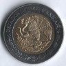 Монета 5 песо. 2018 год, Мексика.