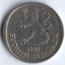 1 марка. 1990(M) год, Финляндия.
