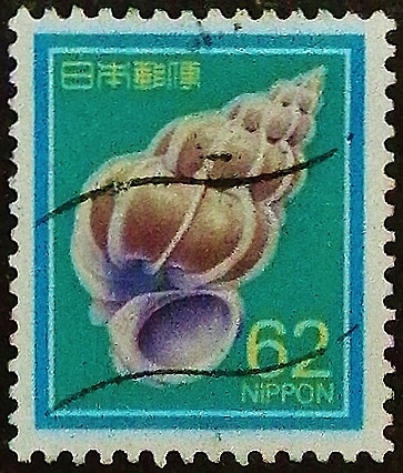 Почтовая марка (62 y.). "Драгоценный Вентлетрап". 1989 год, Япония. Почтовая марка (62 y.). "Драгоценный Вентлетрап". 1989 год, Япония.