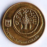 Монета 5 агор. 2006 год, Израиль.