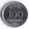 Монета 100 крузейро. 1986 год, Бразилия.