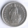 1/2 франка. 1948 год, Швейцария.