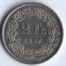 2 франка. 1987 
