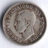 Монета 3 пенса. 1943(S) год, Австралия.