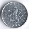 Монета 10 геллеров. 1996(m) год, Чехия.