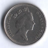 Монета 5 пенсов. 1991 год, Великобритания.