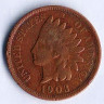 Монета 1 цент. 1903 год, США.