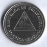 Монета 50 сентаво. 1997 год, Никарагуа.