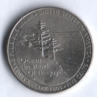 5 центов. 2005 (P) год, США. Выход к океану.
