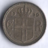 Монета 10 эйре. 1939 год, Исландия. N-GJ.