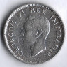 Монета 1 шиллинг. 1940 год, Южная Африка.
