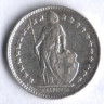 1/2 франка. 1951 год, Швейцария.