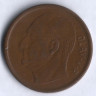Монета 5 эре. 1966 год, Норвегия.