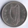 Монета 1 шиллинг. 1966 год, Ирландия.