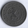 Монета 10 сантимов. ·1916· год, Бельгия.