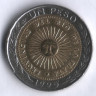 Монета 1 песо. 1995 год 