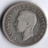 Монета 1 шиллинг. 1942 год, Южная Африка.
