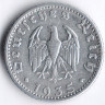 Монета 50 рейхспфеннигов. 1935 год (G), Третий Рейх.