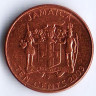 Монета 10 центов. 2003 год, Ямайка.