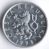 Монета 10 геллеров. 1998(m) год, Чехия.