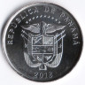 Монета 1/2 бальбоа. 2018 год, Панама.