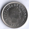 Монета 10 сентаво. 1972 год, Колумбия.