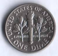 10 центов. 1991(D) год, США.