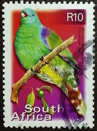 Почтовая марка (10 r.). "Стандарт - Флора и фауна". 2000 год, ЮАР.