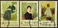 Набор почтовых марок (3 шт.). "Борьба с туберкулезом". 1975 год, Финляндия.