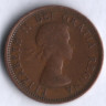 Монета 1 цент. 1953 год, Канада.