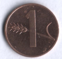 1 раппен. 1983 год, Швейцария.